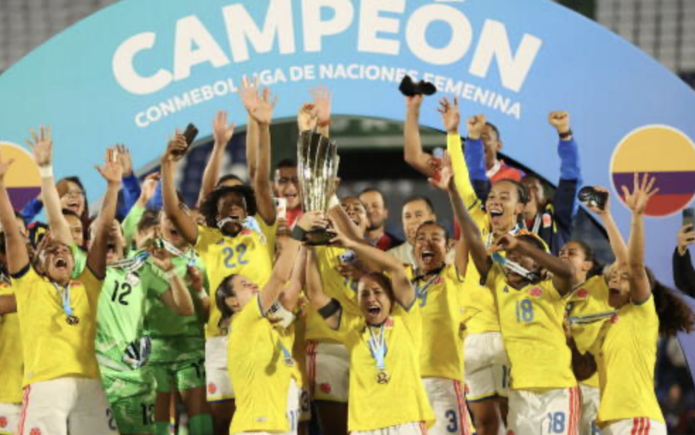 Selección Colombia femenina campeona de la Liga de Naciones