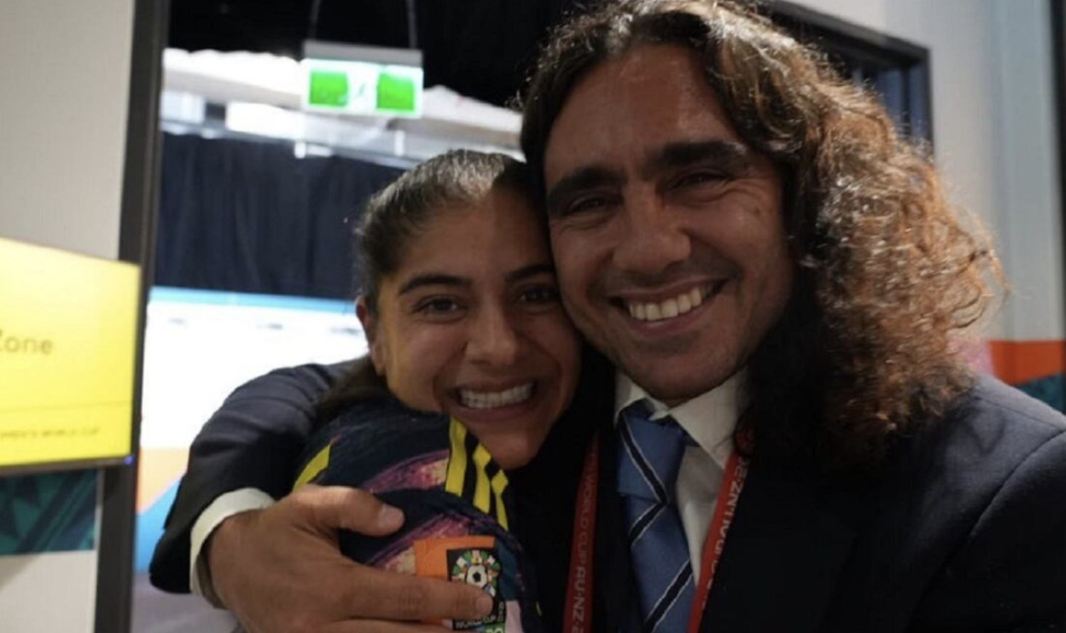 Juan Pablo Sorín en el Mundial Femenino